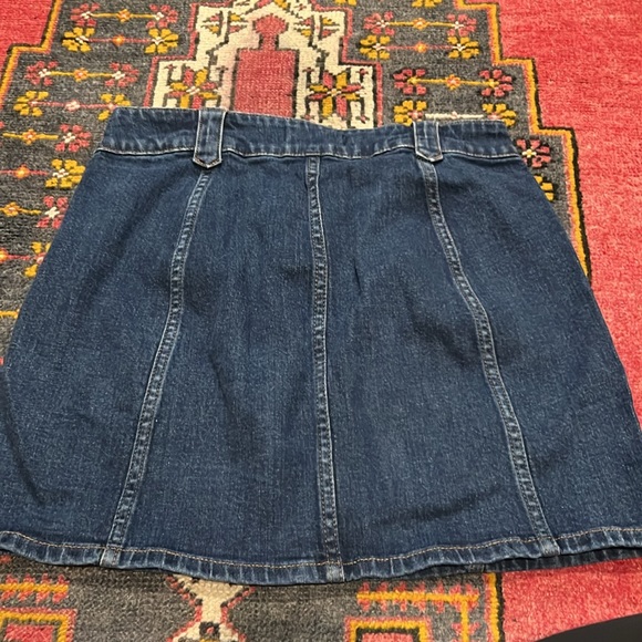 Madewell Button Front Denim Skirt - Picture 3 of 3